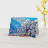 Krishna par Nicholas Roerich - carte (Fleur jaune)