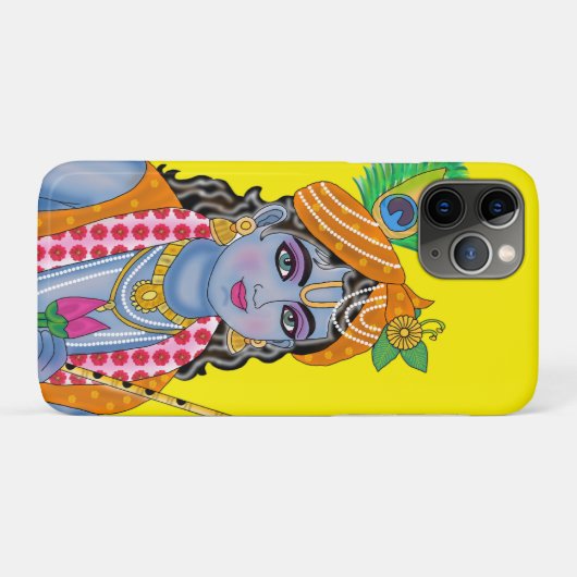 Krishna Phone Cover (Achterkant (horizontaal))