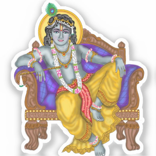 Krishna Sticker (Recto)