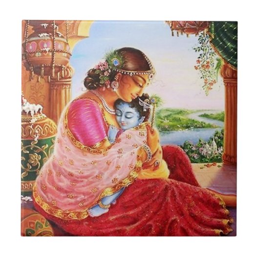 krishna tegeltje (Voorkant)