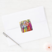 Krishna Vierkante Sticker (Envelop)