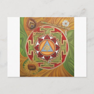 Krishna Yantra Briefkaart