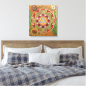 Krishna Yantra Print (Insitu (Slaapkamer))
