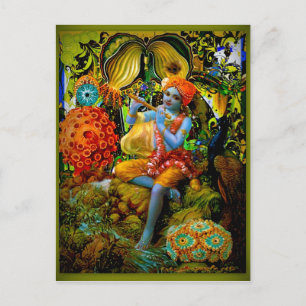 Krishna's Flute Briefkaart