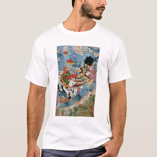 Krishna's strijd met Indra, c.1590 T-shirt (Voorkant)