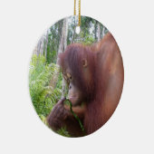 Krista Orangutan in Borneo Keramisch Ornament (Rechts)