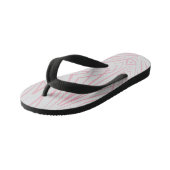 Kristal 4 kinder teenslippers (Schuin)