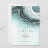 Kristal Agate Wedding Blauwgroen ID825 (Voorkant)