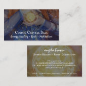 Kristal Ball Energy Healing Hands Reiki Visitekaartje (Voorkant / Achterkant)