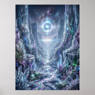Kristal Canyon Licht Anomaly Poster