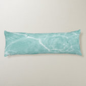 Kristal Clear Soft Turquoise Ocean Dream #2 #wall Lichaamskussen (Achterkant)