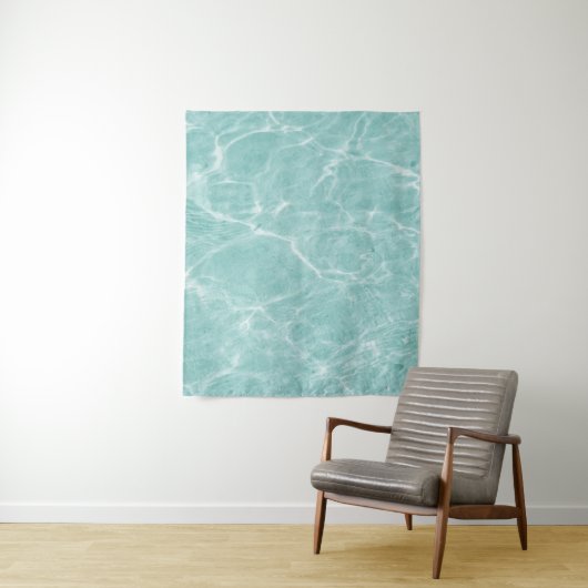 Kristal Clear Soft Turquoise Ocean Dream #2 #wall Wandkleed (In situ)