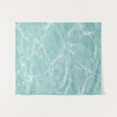 Kristal Clear Soft Turquoise Ocean Dream #2 #wall Wandkleed (Voorkant (horizontaal))