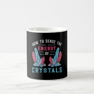 Kristal die de energie van kristallen verwarmt koffiemok