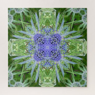 Kristal Distel bloempatroon Legpuzzel