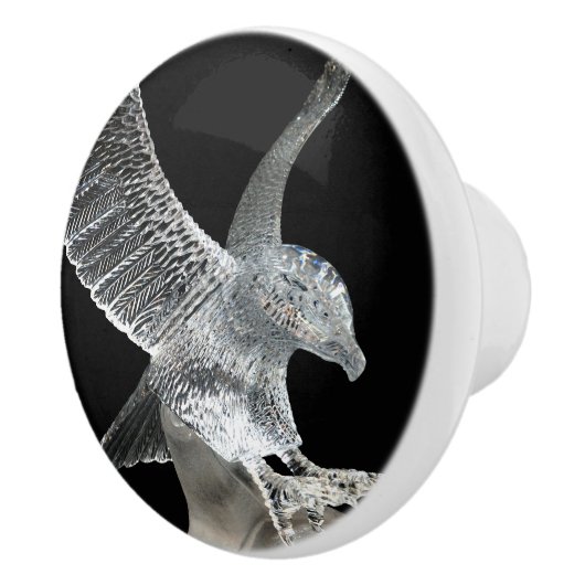 Kristal Eagle Ceramic Knob Keramische Knop (Rechts)