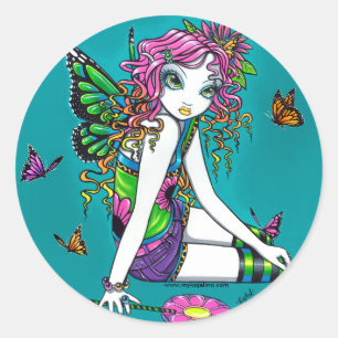 Kristal Snoep Rainbow Fairy Stickers