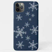Kristal Snowflakes blue iPhone Case (Achterkant)