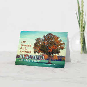 Kristalastes 3:11 Alle mooie dingen in zijn tijd Kaart