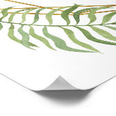 kristalbladbladgroen creëer uw eigen gebruik poster (Hoek)