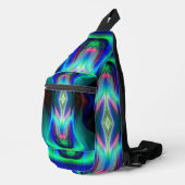 kristalblauw prisma sling bag (Rechterhoek)