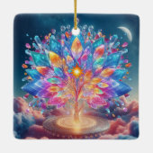 kristalboom keramisch ornament (Achterkant)