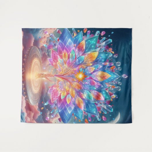 kristalboom wandkleed (Voorkant (horizontaal))