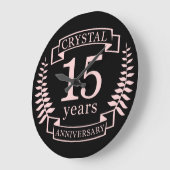 Kristalbruiloft 15 jaar grote klok (Hoek)