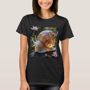 Kristalglas Glowing Slak Natuur Dames T-Shirt