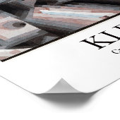 Kristalgradatie door Paul Klee Poster (Hoek)