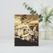 Kristalgrotten in donker briefkaart (Staand voorkant)