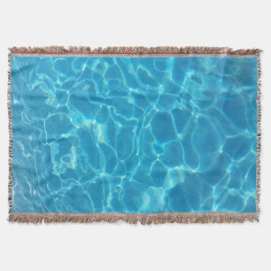 Kristalhelder Blauw Zwembadwater Deken