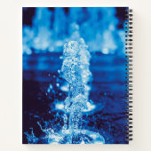Kristalhelder water in beweging notitieboek (Achterkant)