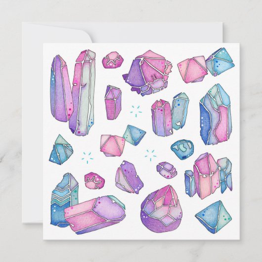 Kristalkaart Bedankkaart (Voorkant)