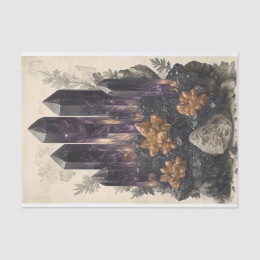 Kristallen 2 Decoupage Papier (Voorkant)