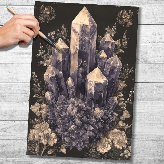 Kristallen 4 Decoupage Papier