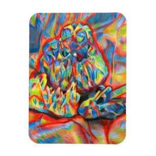 Kristallen abstract potlood Kunstkanaal voor  teke Magneet