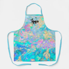 kristallen achtergrond schort