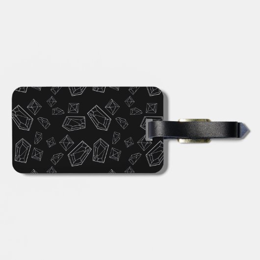 Kristallen Bagagelabel (Achterkant horizontaal)