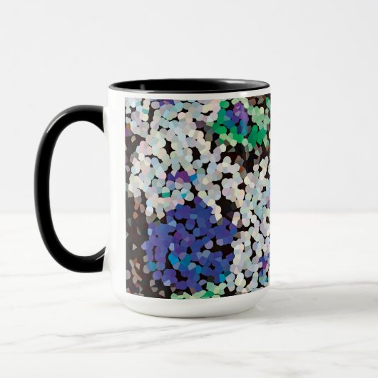 Kristallen bloemen mok (Links)