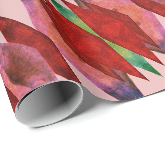 Kristallen die papier verpakken (Rol Hoek)