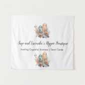 Kristallen en bloemen wandkleed (Voorkant (horizontaal))