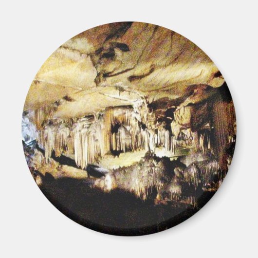 Kristallen grotten in het donker magneet (Voorkant)