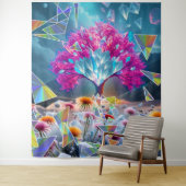 Kristallen Lichtboom Wandkleed (In situ)