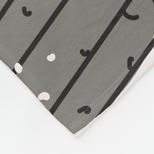 Kristallen, Maan, Sterren, Overlappend Ontwerp. Fleece Deken (Hoek)