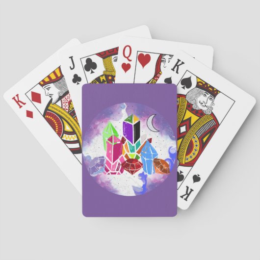 Kristallen Pokerkaarten (Achterkant)