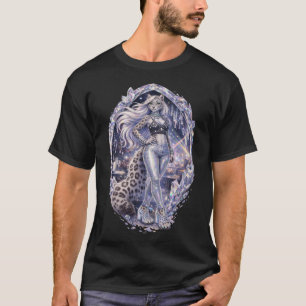Kristallen Punk Sneeuwluipaard T-shirt