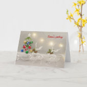 Kristallen rendieren en linten kaart (Gele Bloem)