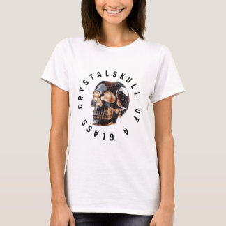 Kristallen schedel t-shirt