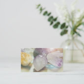 Kristallen/therapistische Visitekaartjes (Staand voorkant)